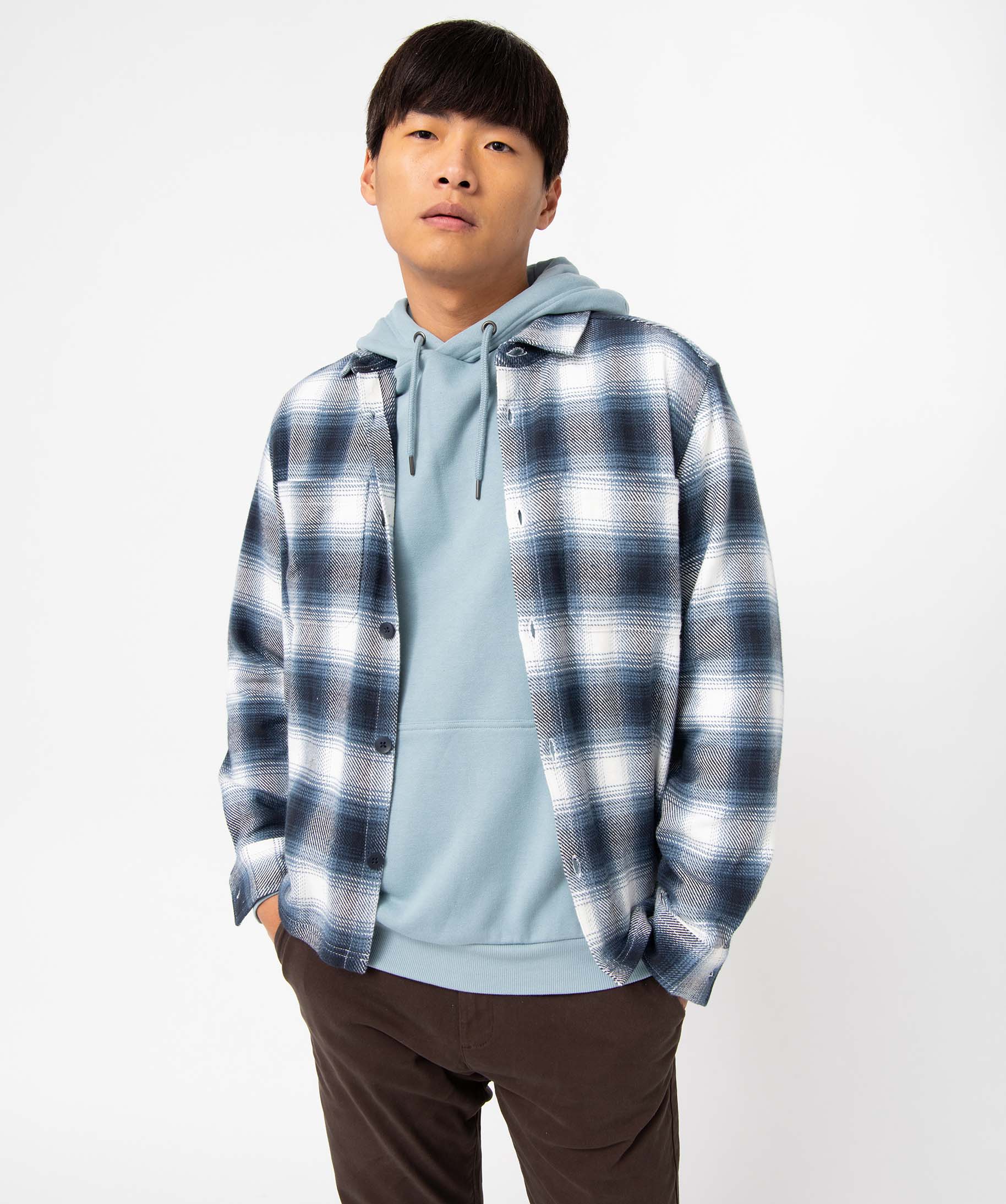 Sur-chemise homme à carreaux carreaux | GEMO