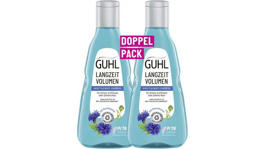 Guhl Shampoo Langzeit Volumen Doppelpack 500 ml