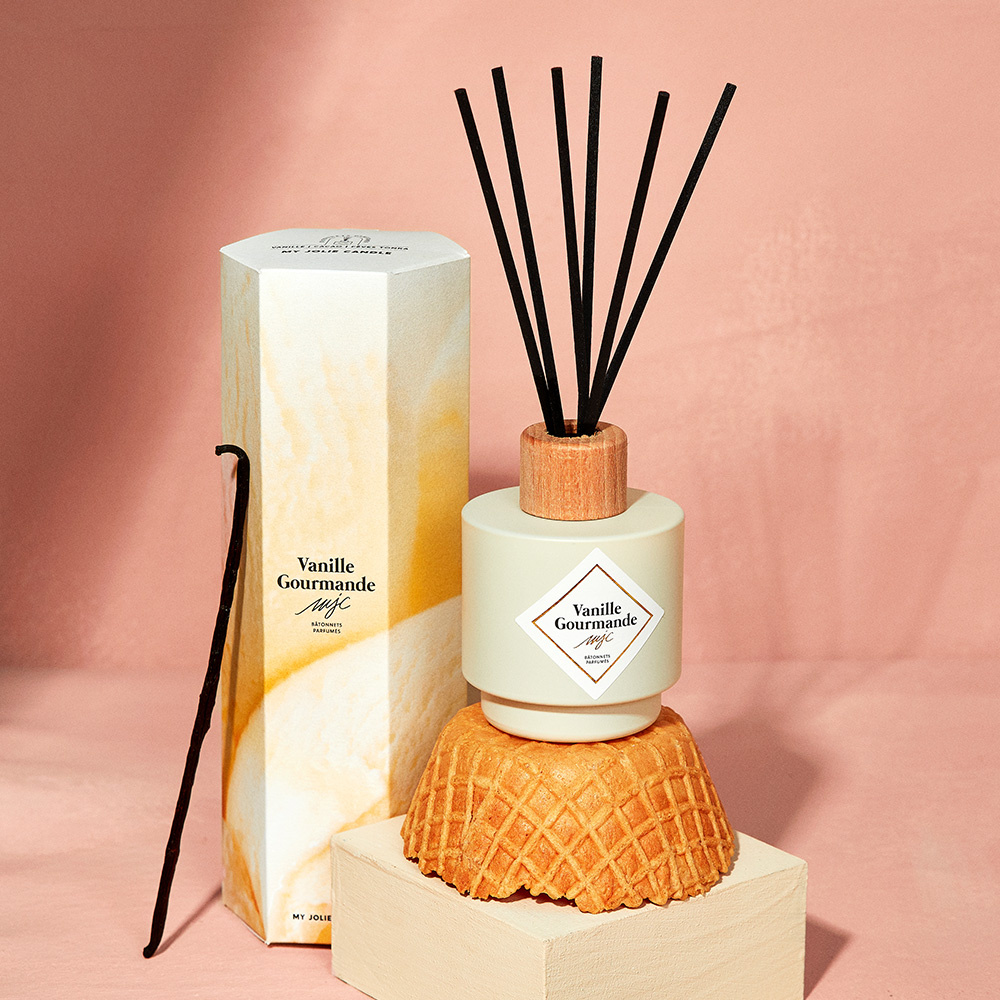my jolie candle Bouquet parfumé vanille gourmande Diffuseur parfum