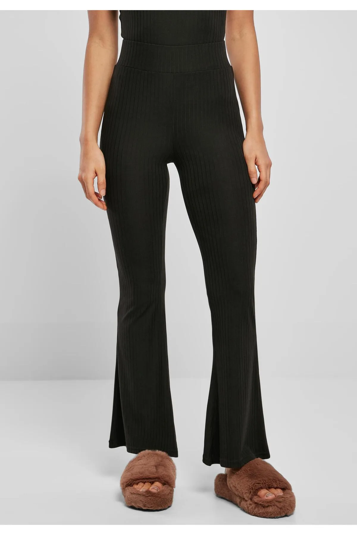 Urban Classics  Leggings - Schwarz - Hoher Bund