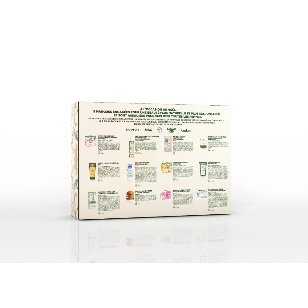 garnier Calendrier de l'Avent Coffret 12 surprises green beauty