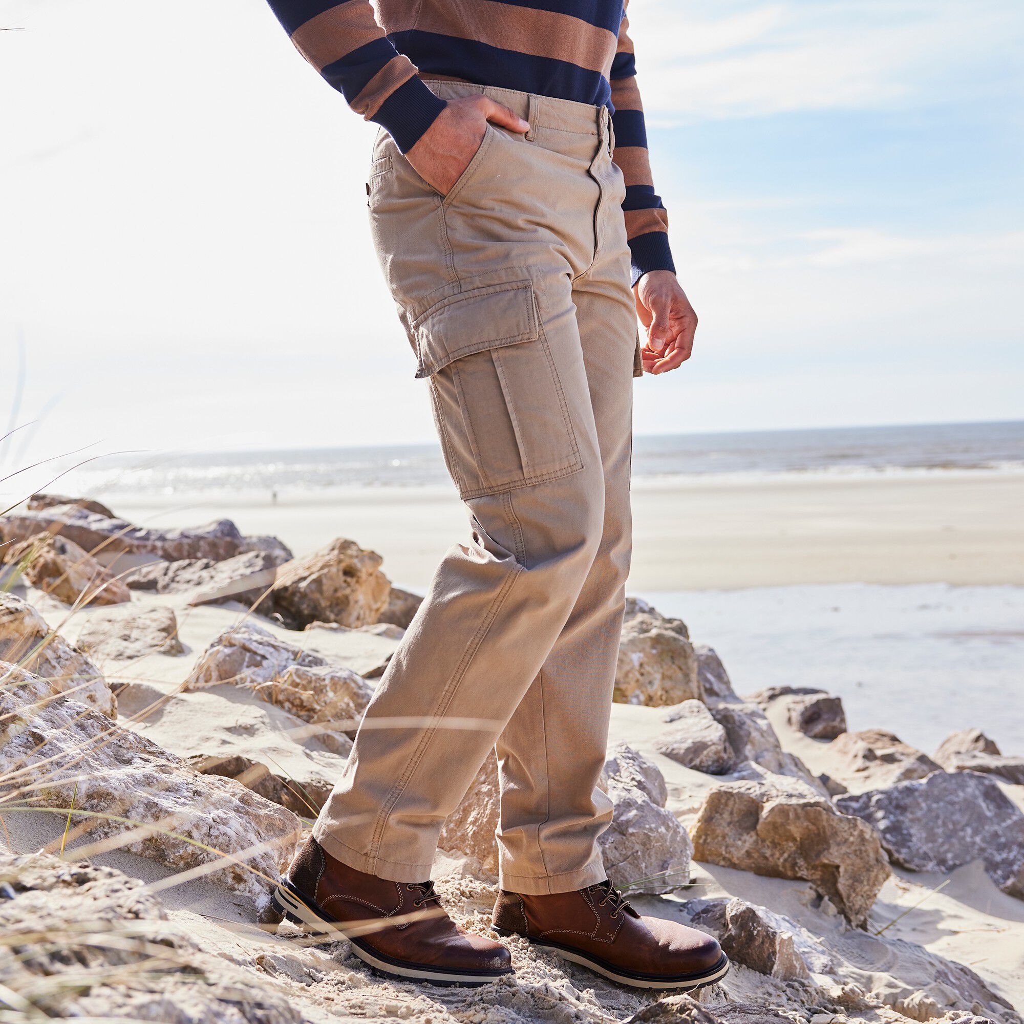 Pantalon battle en toile coton