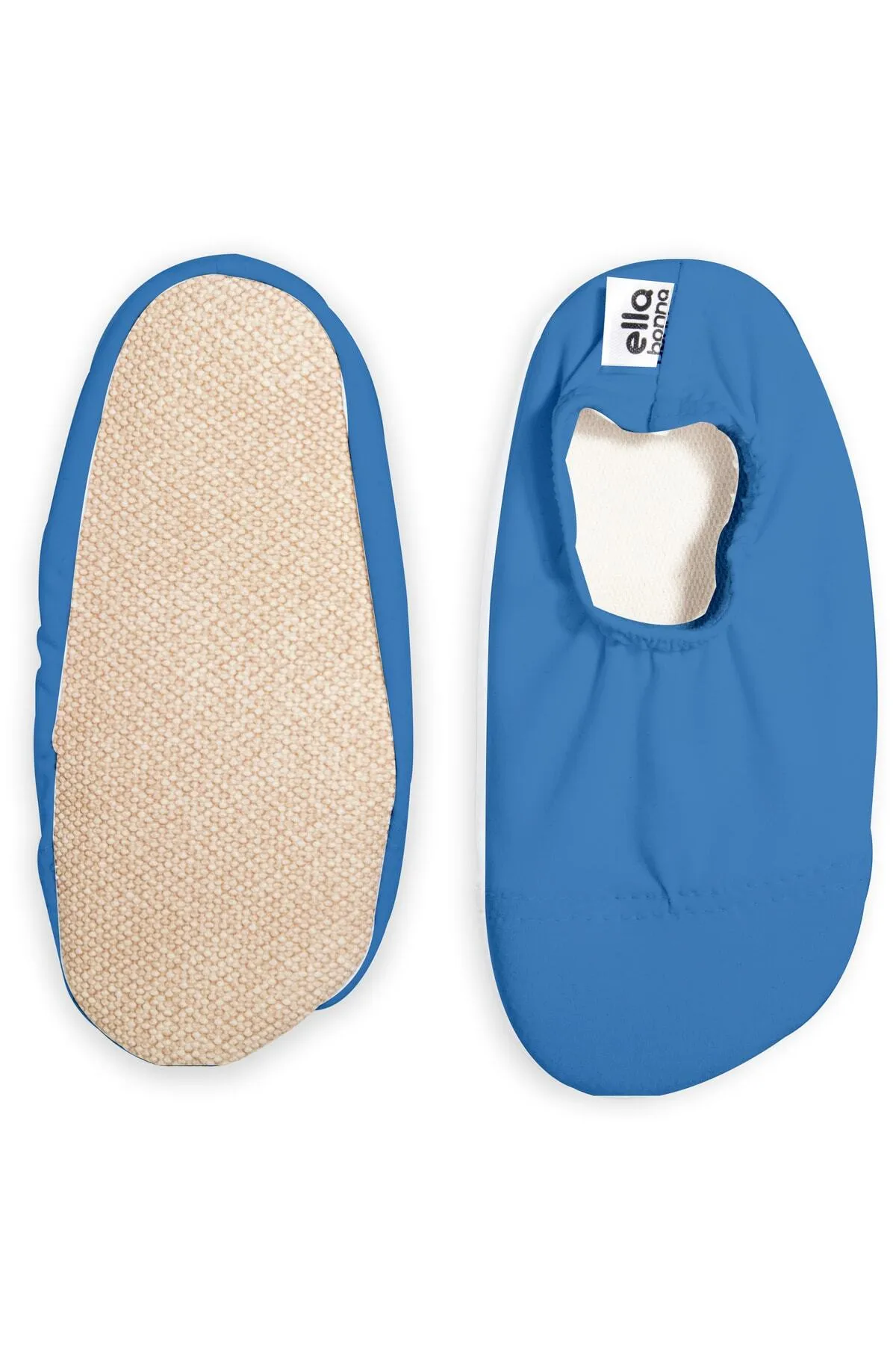 Ella Bonna  Anti-Rutsch-Sohle, Unisex-Baby, Kinder-Meeresschuhe, Pool-Hausschuhe, Blau