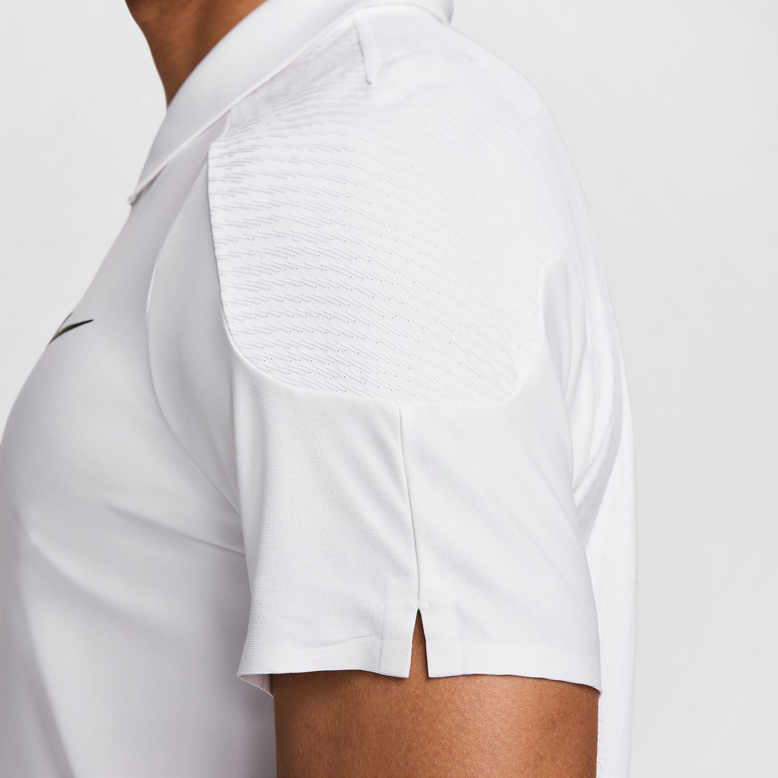Dri-Fit Court Advantage Polo Herren - Weiß, Gold