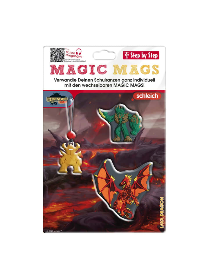 Step by Step Ranzen-Zubehör-Set MAGIC MAGS in Eldrador Creatures, Lava Dragon günstig kaufen onesize