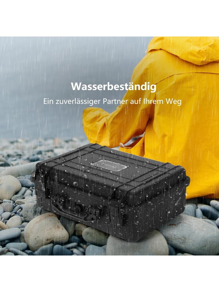 COSTWAY Hartschalen-Kamerakoffer in Schwarz günstig kaufen onesize