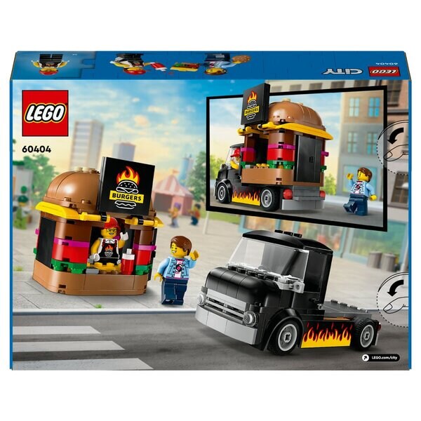 LEGO City 60404 Hamburgeres teherautó