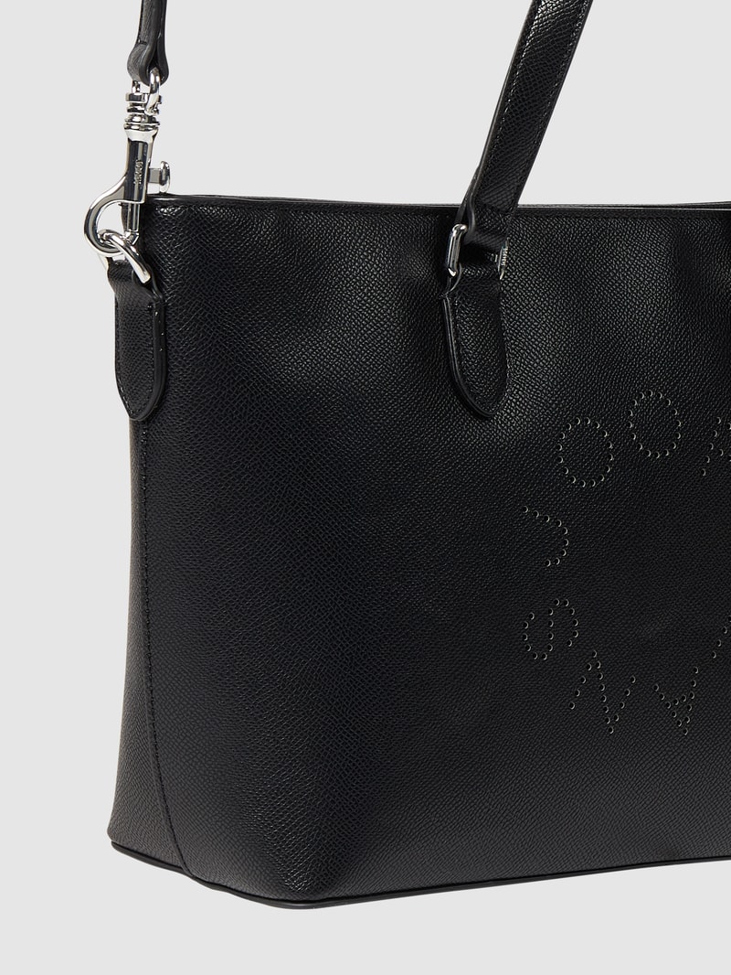 Handtasche mit Logo in schwarz