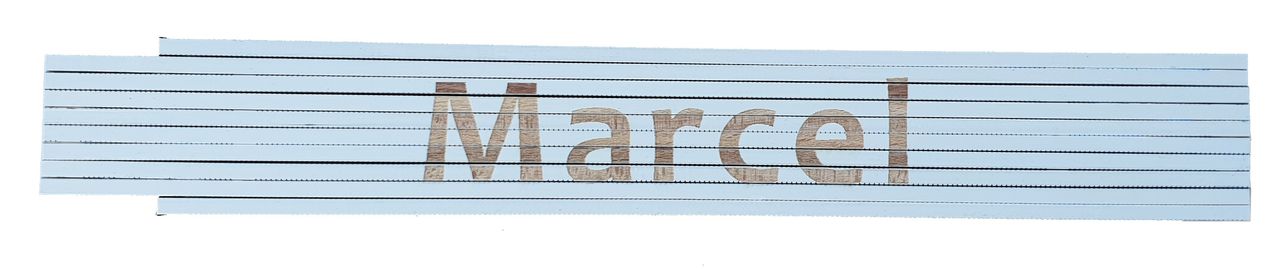 Heka Werkzeuge GmbH Meterstab weiß Marcel