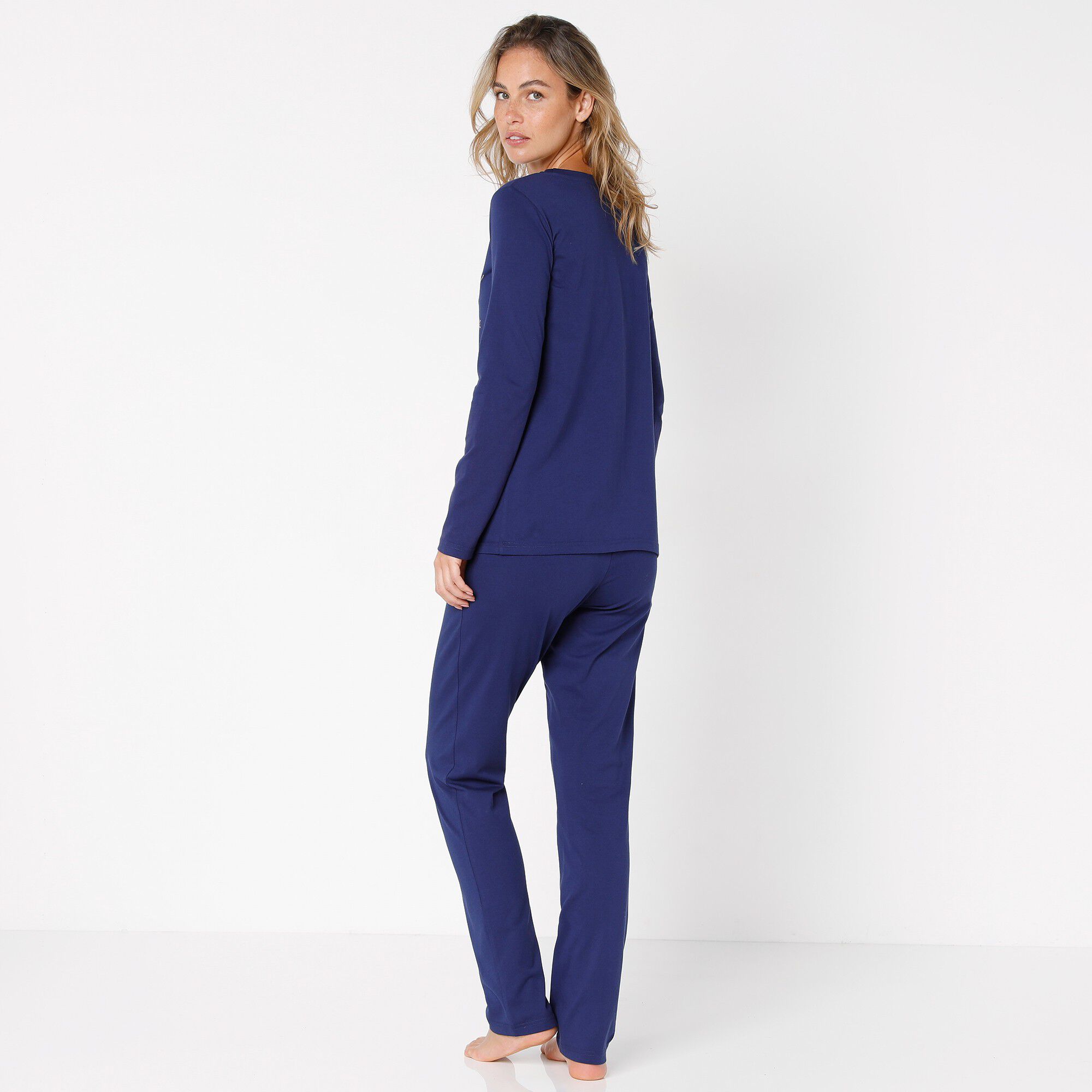 Ensemble 3 pièces, pyjama et veste zippée polaire