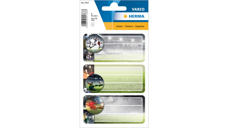 VARIO Schuletiketten Fussball