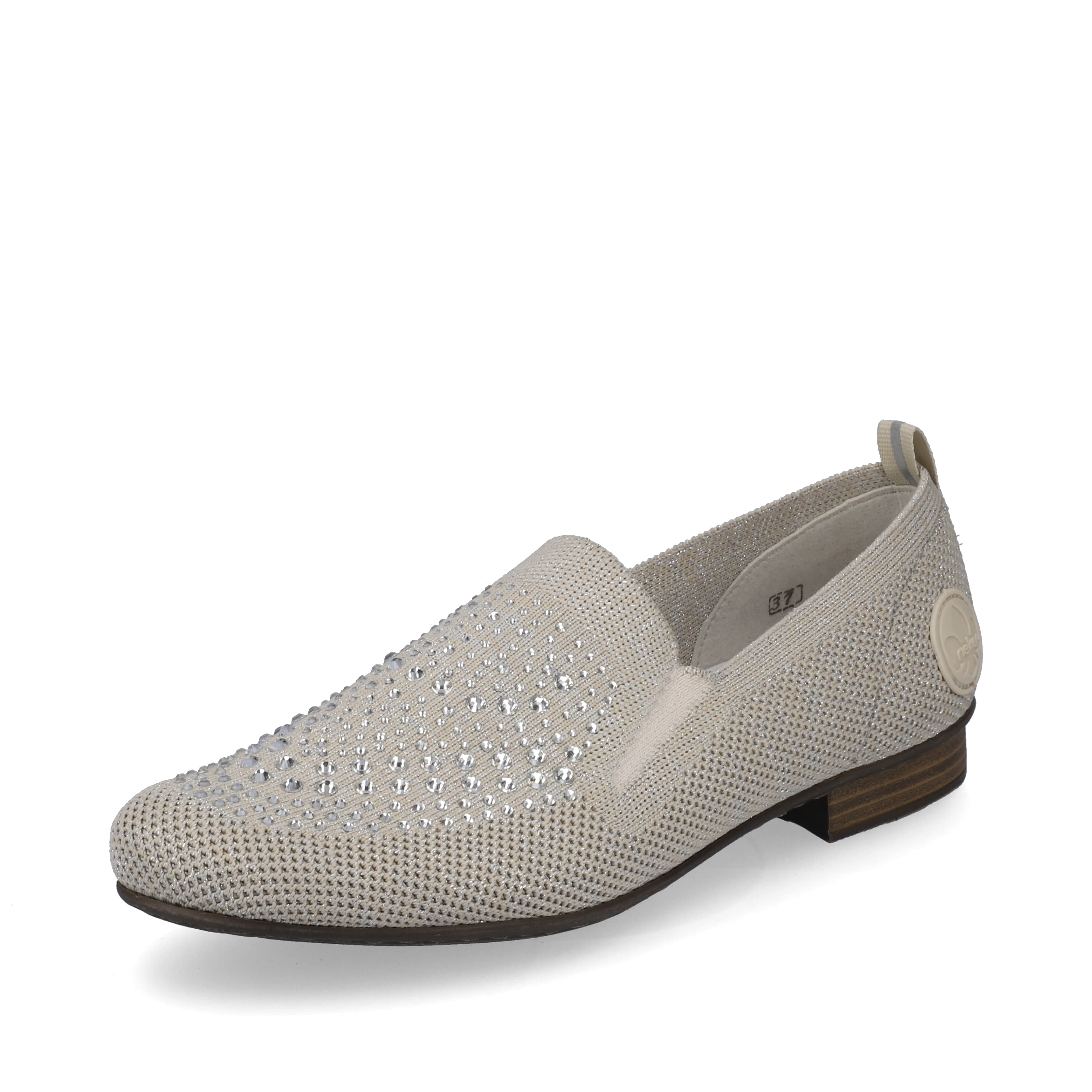 Rieker Damen Ballerinas hellbeige