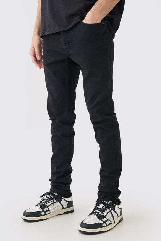 Skinny Stretch Jeans in True Black