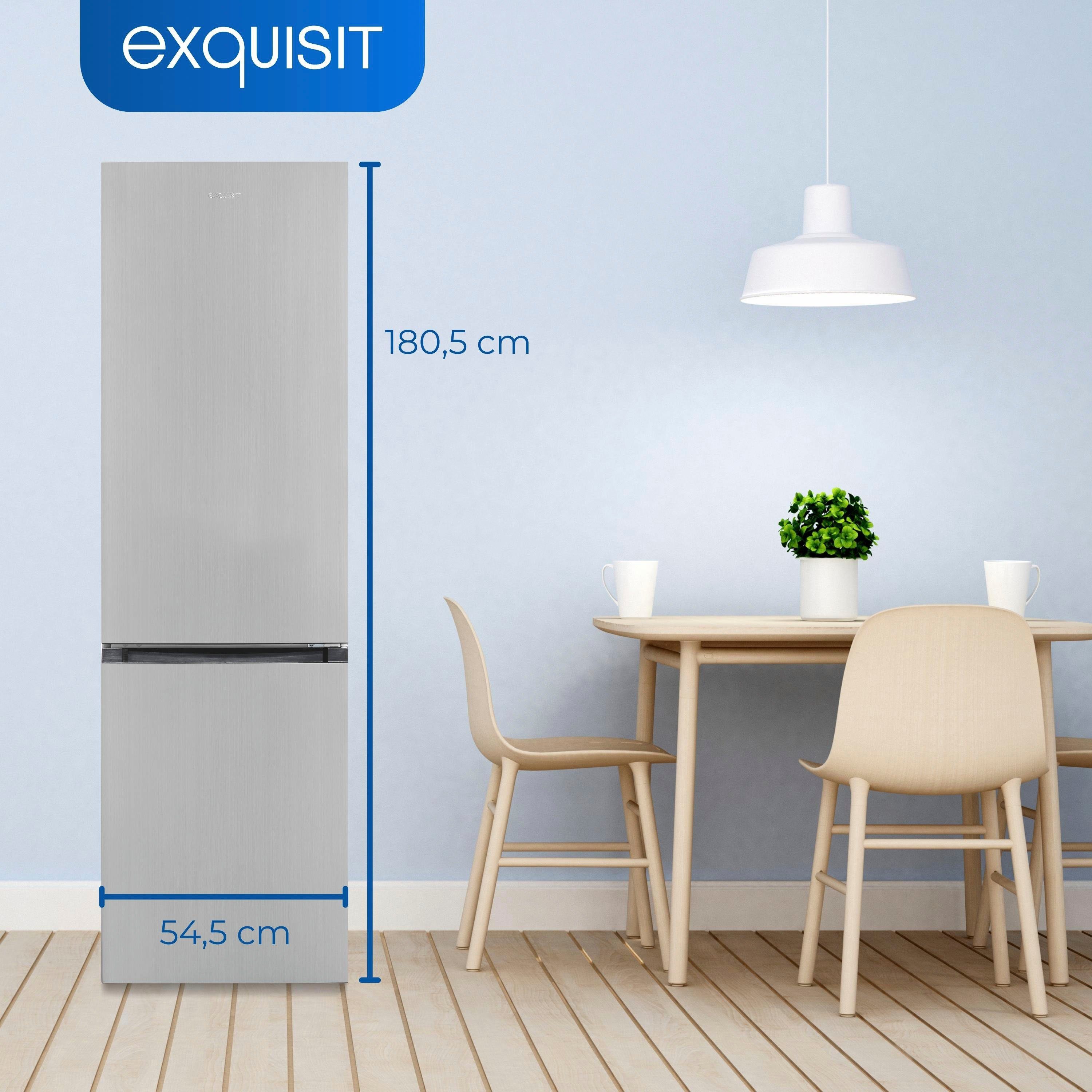 exquisit Kühl-/Gefrierkombination KGC265-70-NF-040C, 180,5 cm hoch, 54,5 cm breit