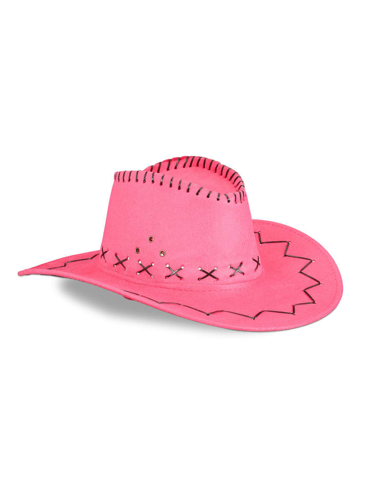 relaxdays Cowboyhut in Pink günstig kaufen onesize