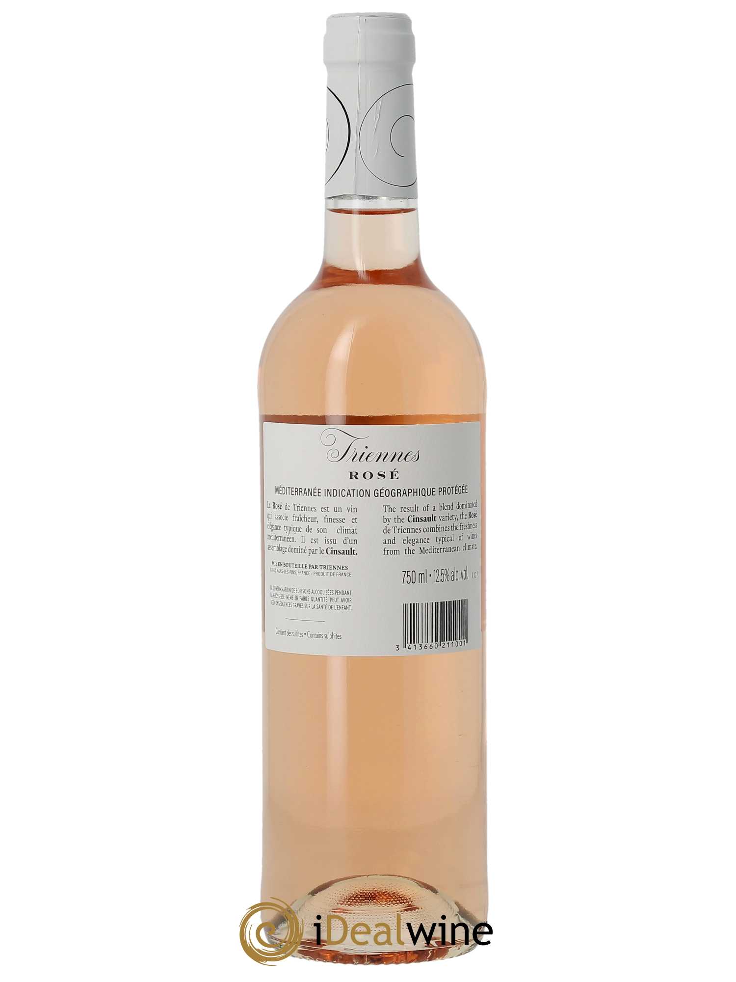 IGP Méditerranée Rosé Triennes (Domaine)  2022 - Lot de 1 Bouteille