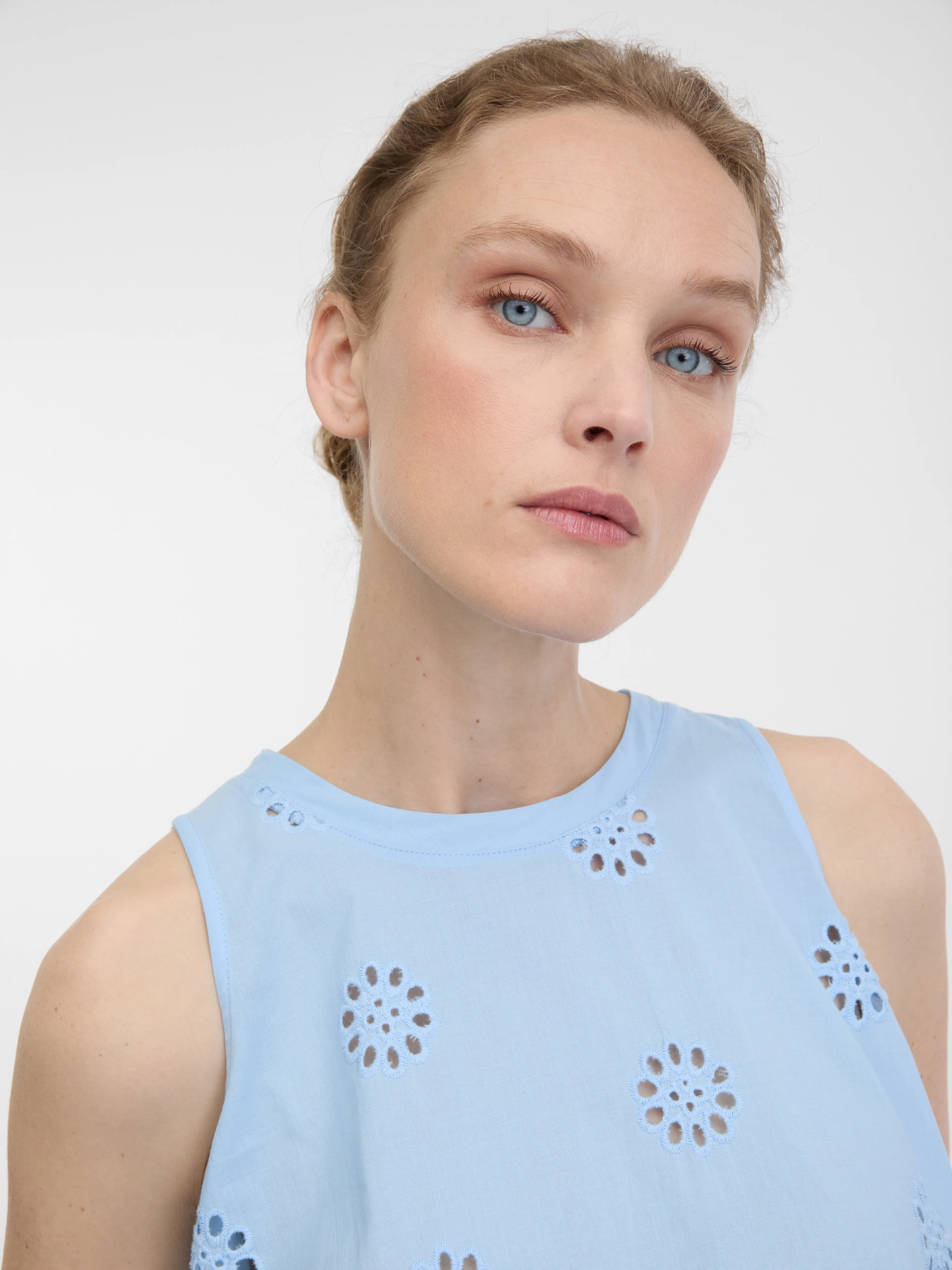 Hellblaue Damen Bluse ORSAY