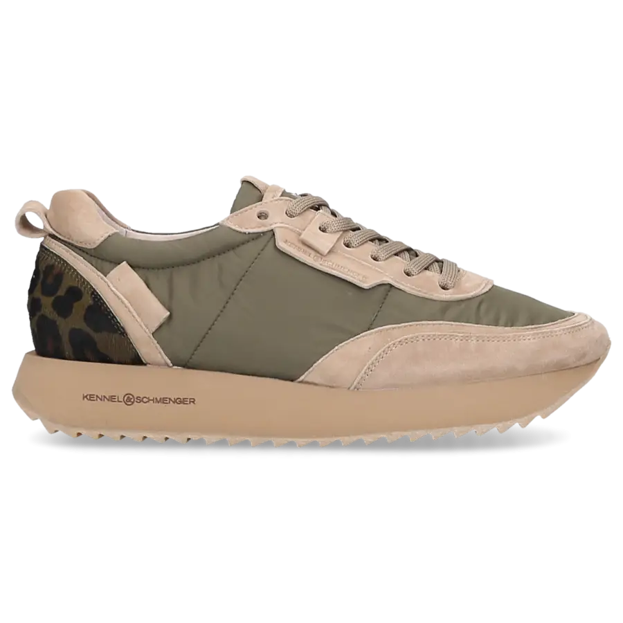 Kennel & Schmenger - Sneaker low OSAKA Nubukleder - grün