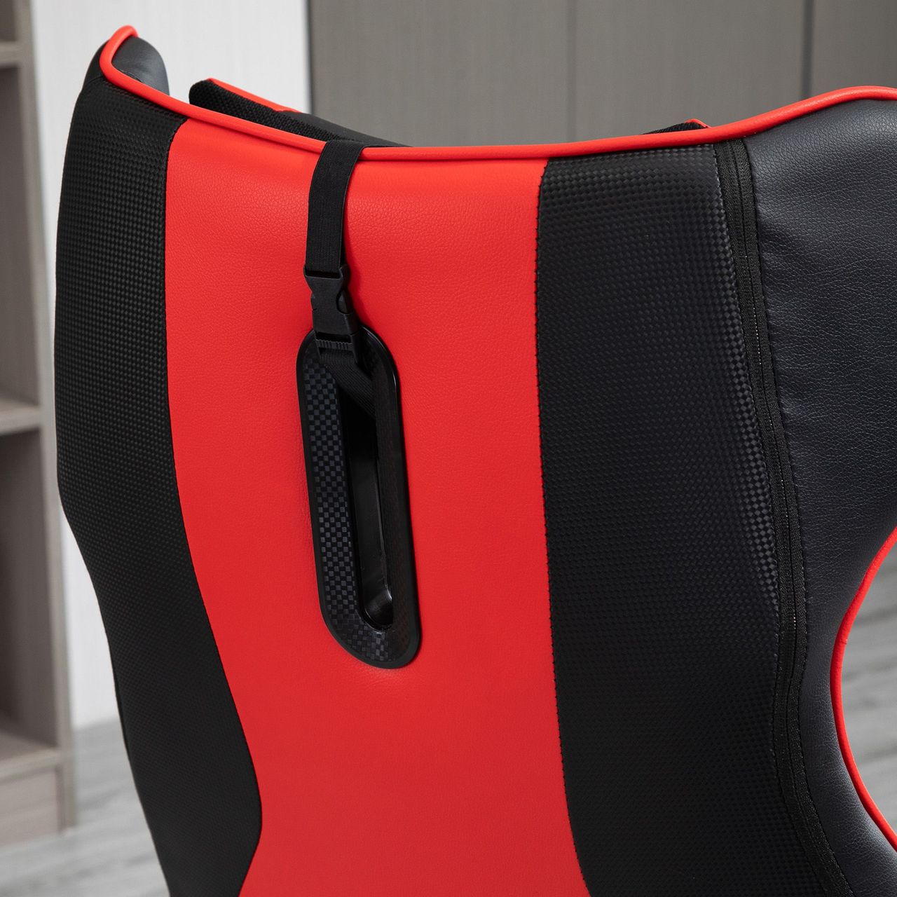 Vinsetto Gaming Stuhl ergonomischer Computerstuhl mit Wippfunktion Rot