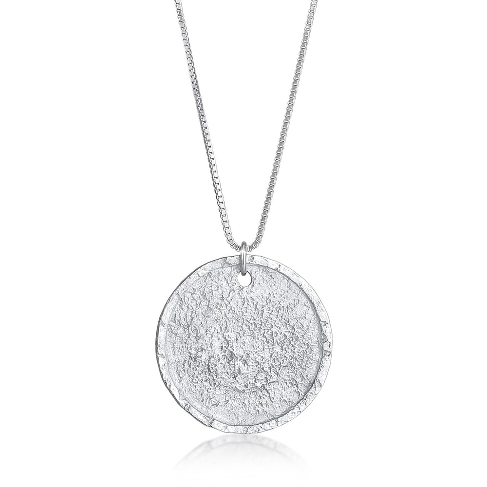 KUZZOI KUZZOI Collier Pièce de monnaie ancienne pour hommes en 925/1000 argent massif Bijoux