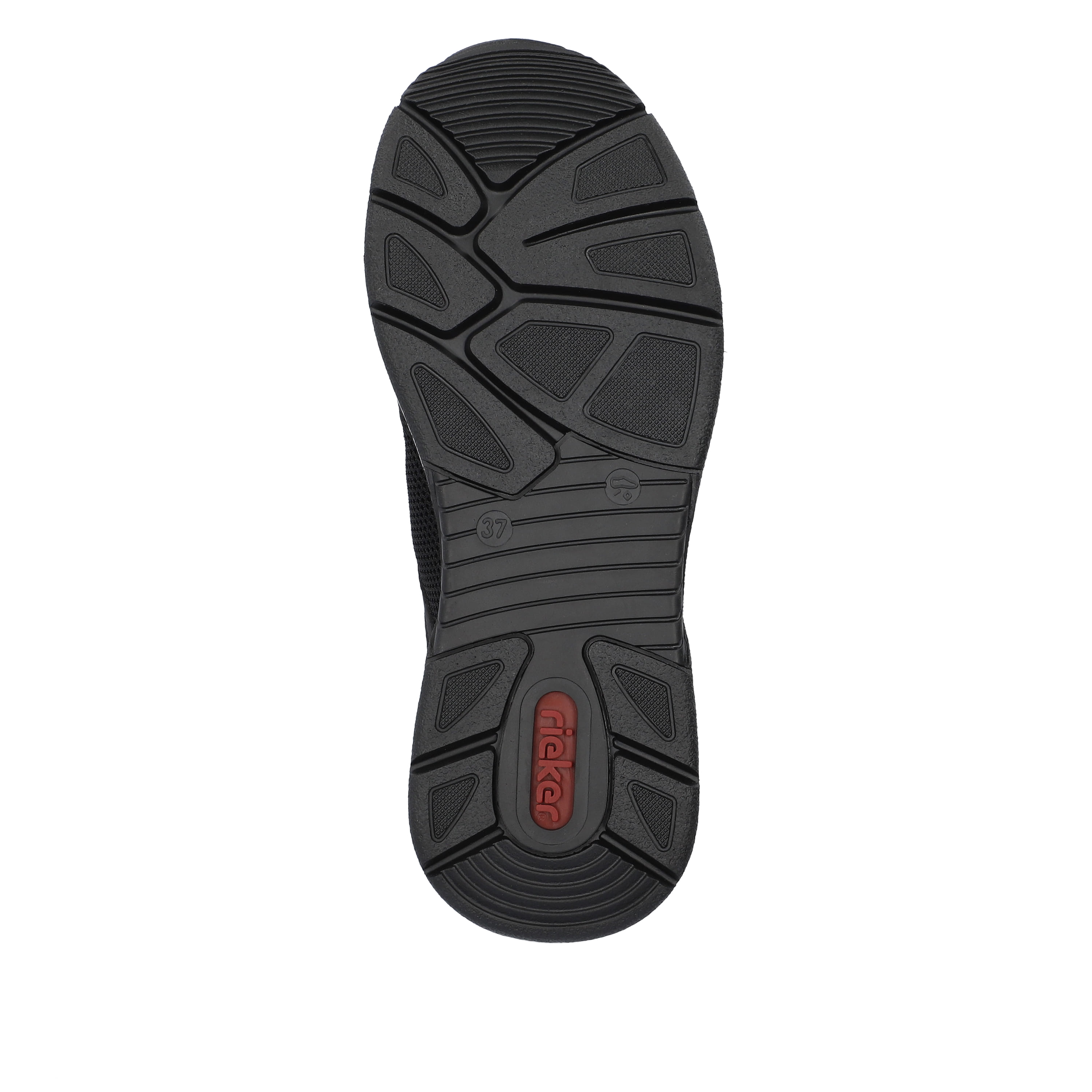 Rieker Damen Slipper tiefschwarz