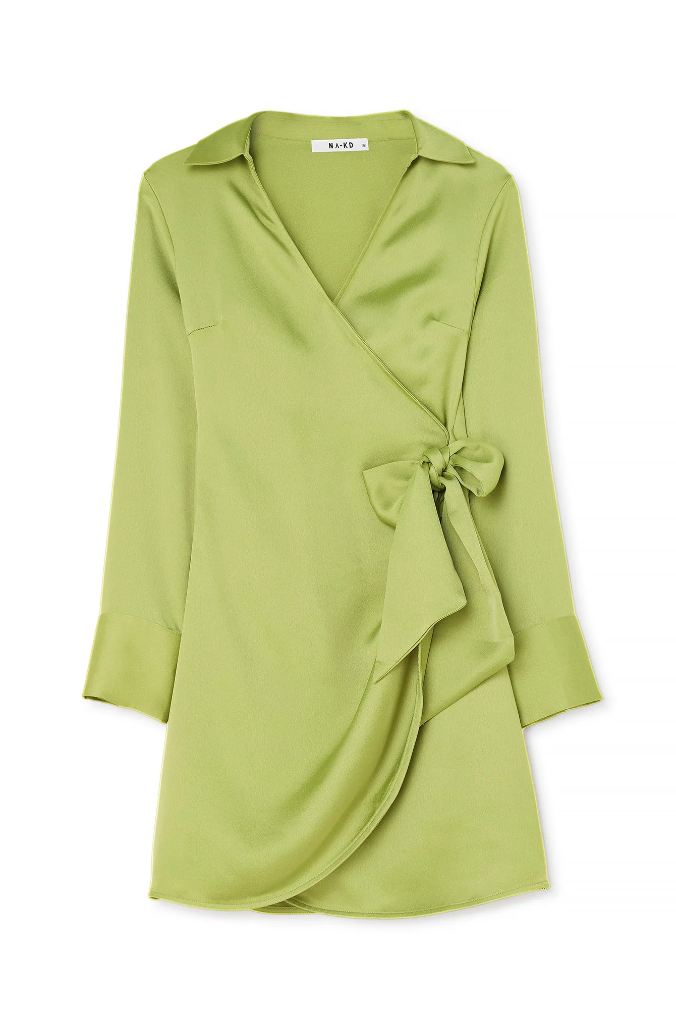 Drapiertes Wickel-Minikleid