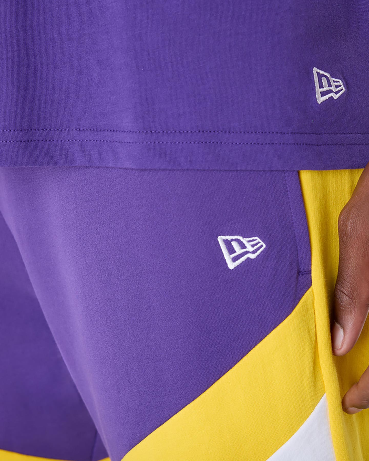 Basketbalové oblečenie New Era Panel Lakers M 60596244