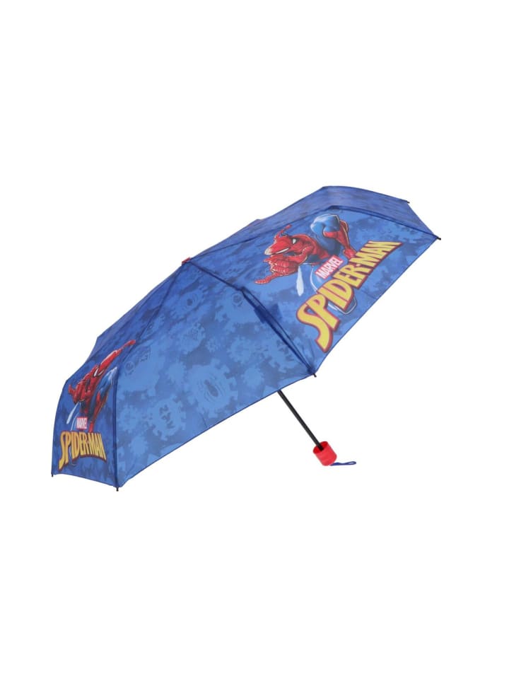 Spiderman Kinderregenschirm ? 52cm Stylischer Schutz für kleine Abenteurer in Blau günstig kaufen 52