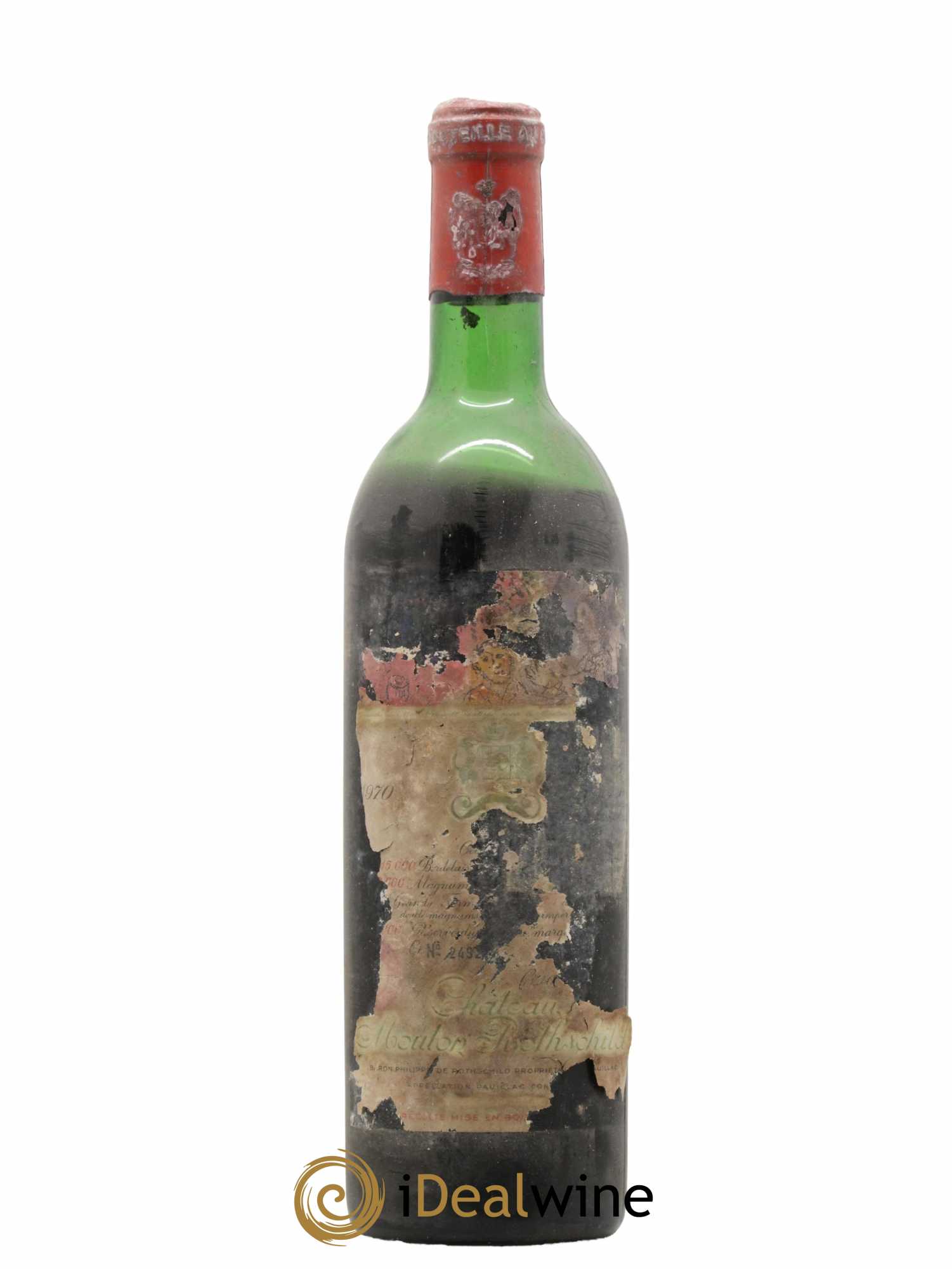 Château Mouton Rothschild 1er Grand Cru Classé  1970 - Lot de 1 Bouteille