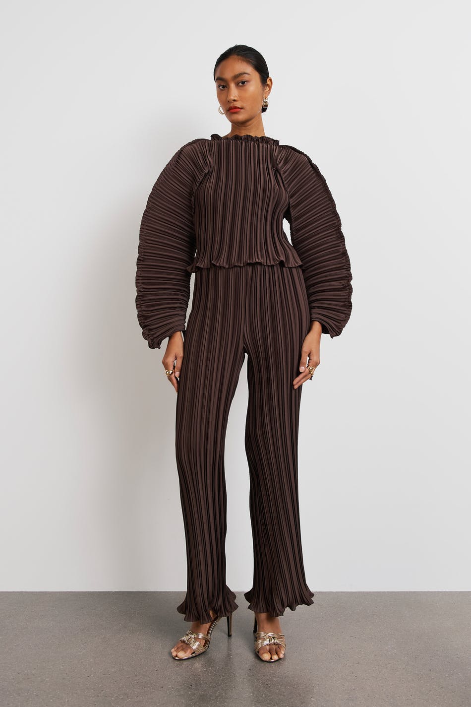 Anina pleated trousers