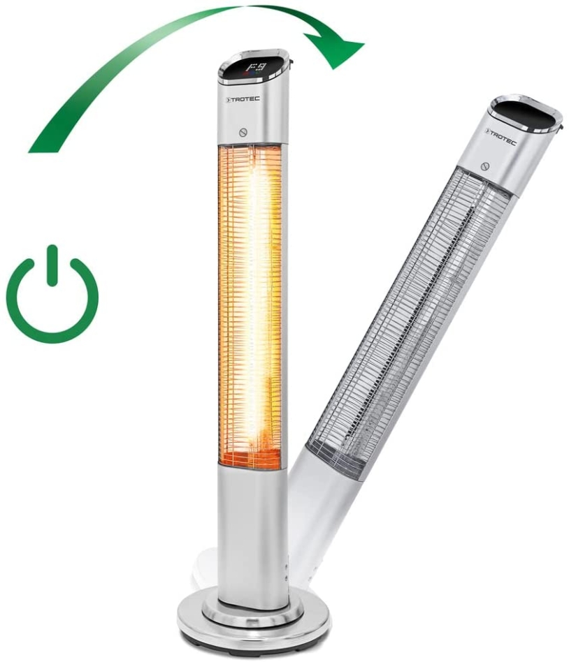 Trotec 1410003921 IRS 2050 E Terras Heater 2000 Watt