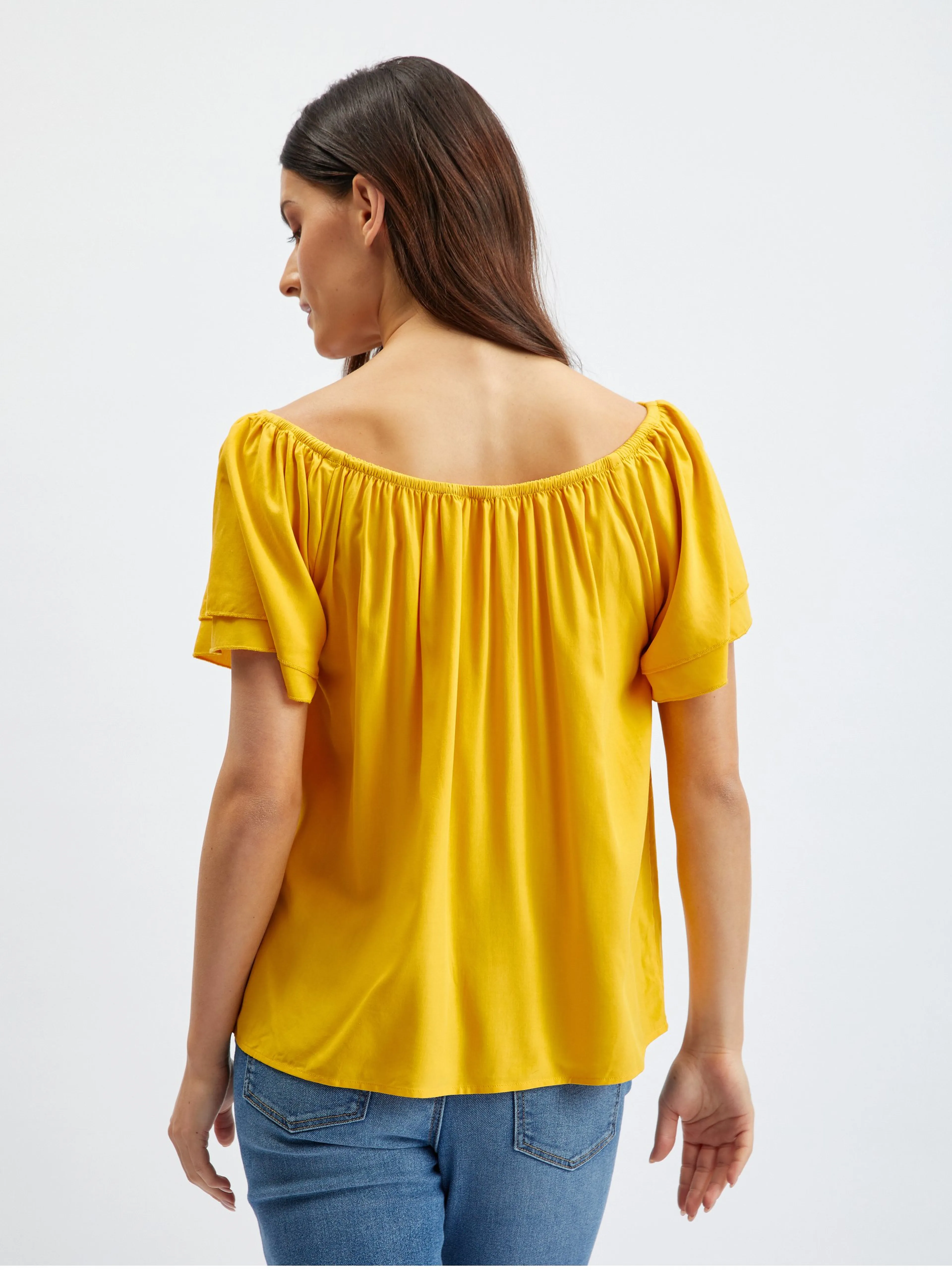 Gelbe Damenbluse ORSAY