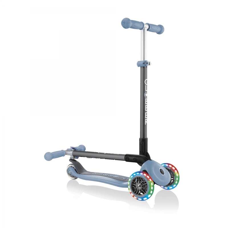 Trottinette PRIMO FOLDABLE LIGHTS 3 roues lumineuses, pliable