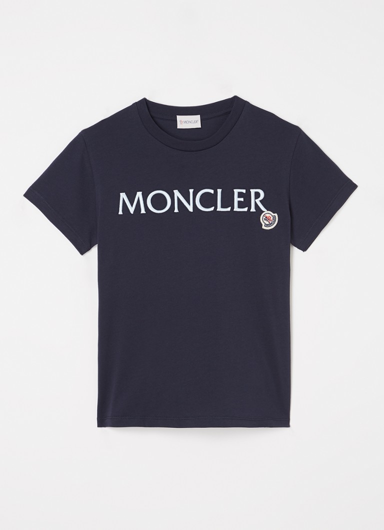 Tricou Moncler cu logo brodat