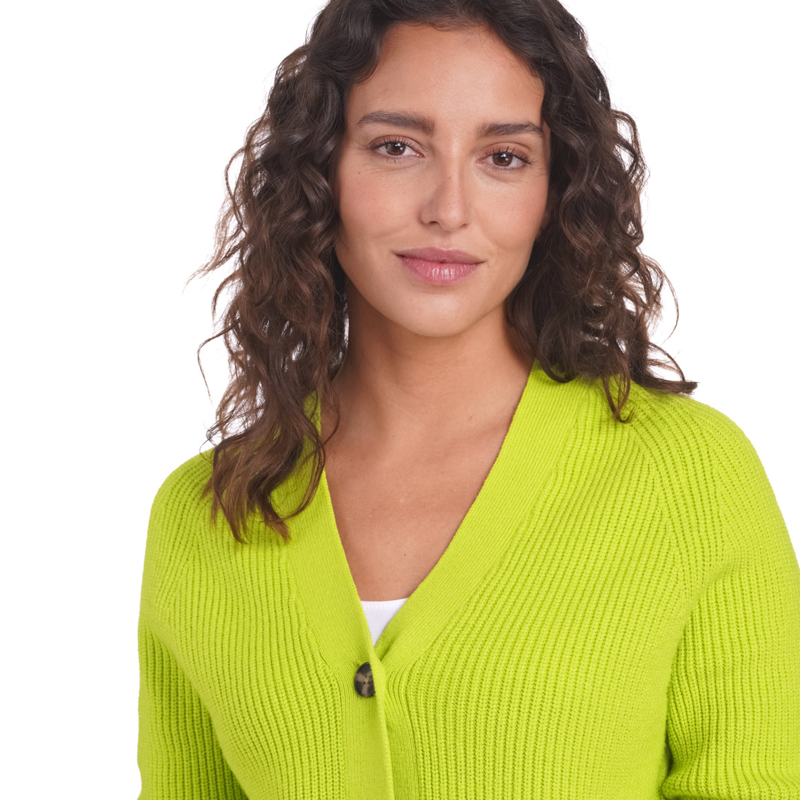 Damen Strickjacke mit V-Ausschnitt