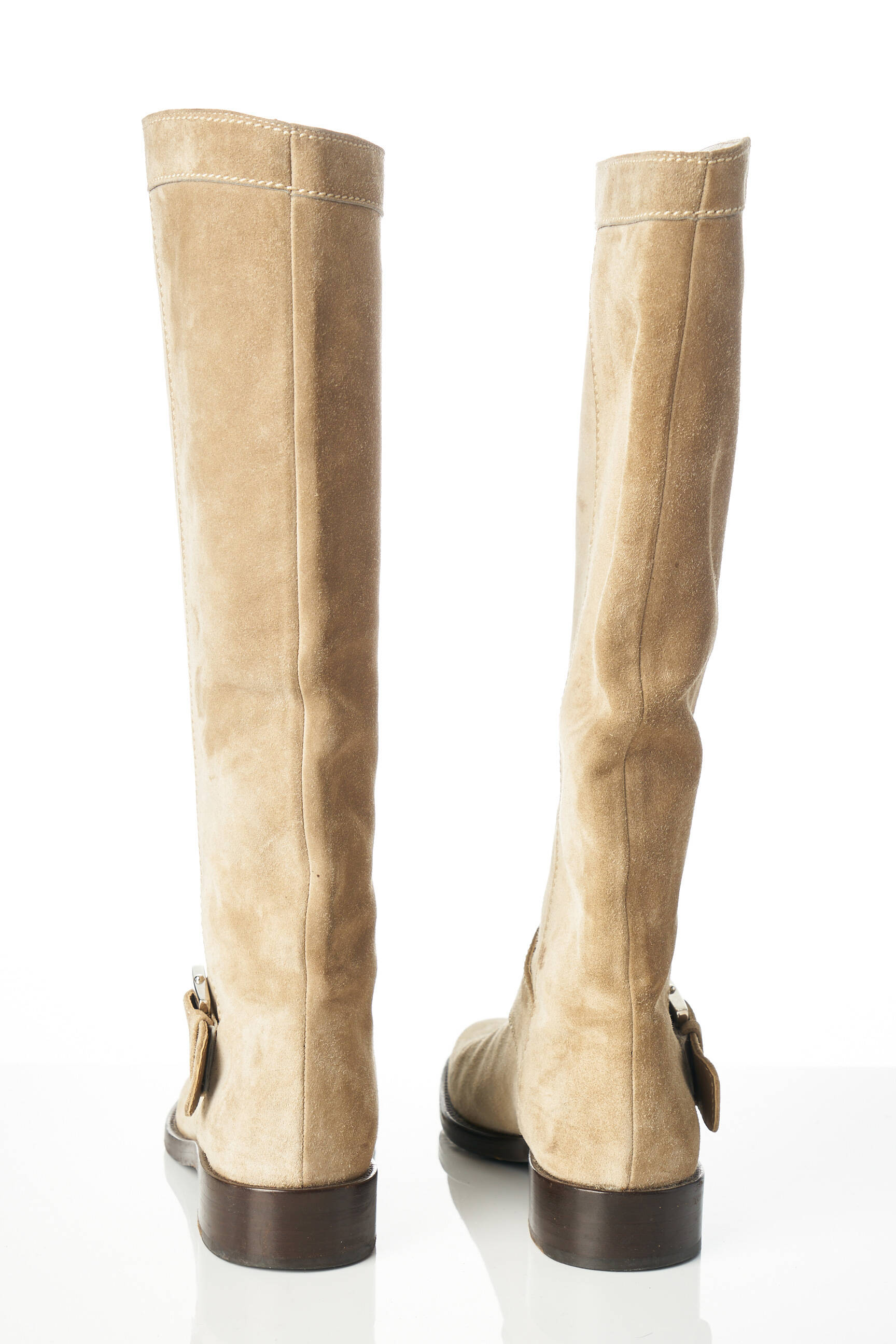 Sergio Rossi Bottes Femme couleur beige