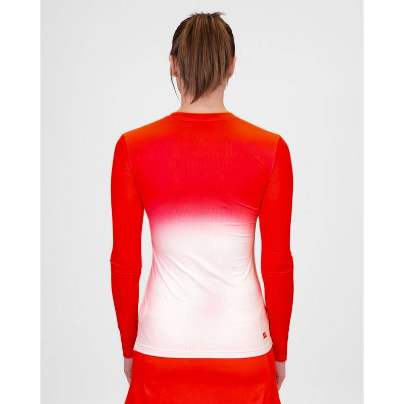 BIDI BADU Crew Gradiant Longsleeve Tennisshirt Damen