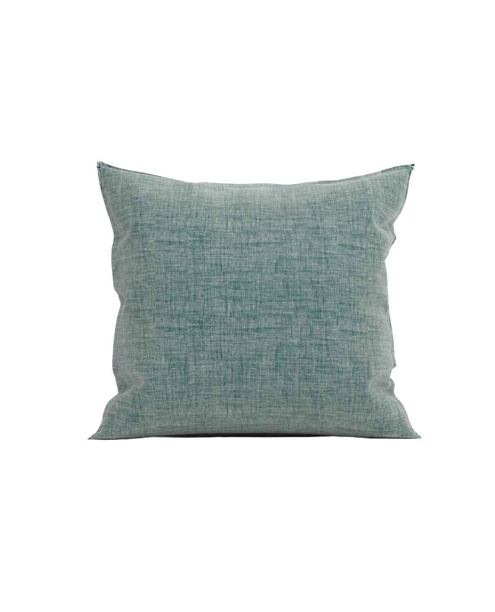 Zo!Home Kissenhülle Lino Emerald Green 50 x 50 cm