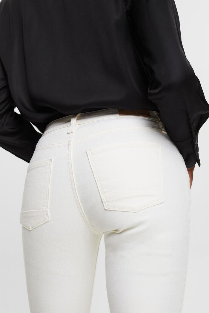 Mid-Rise-Jeans mit geradem Bein