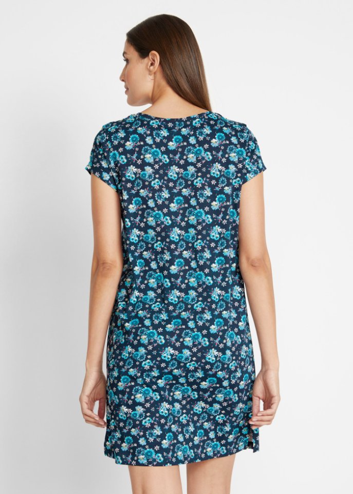 Shirtkleid mit seitlichen Schlitzen (2er Pack)