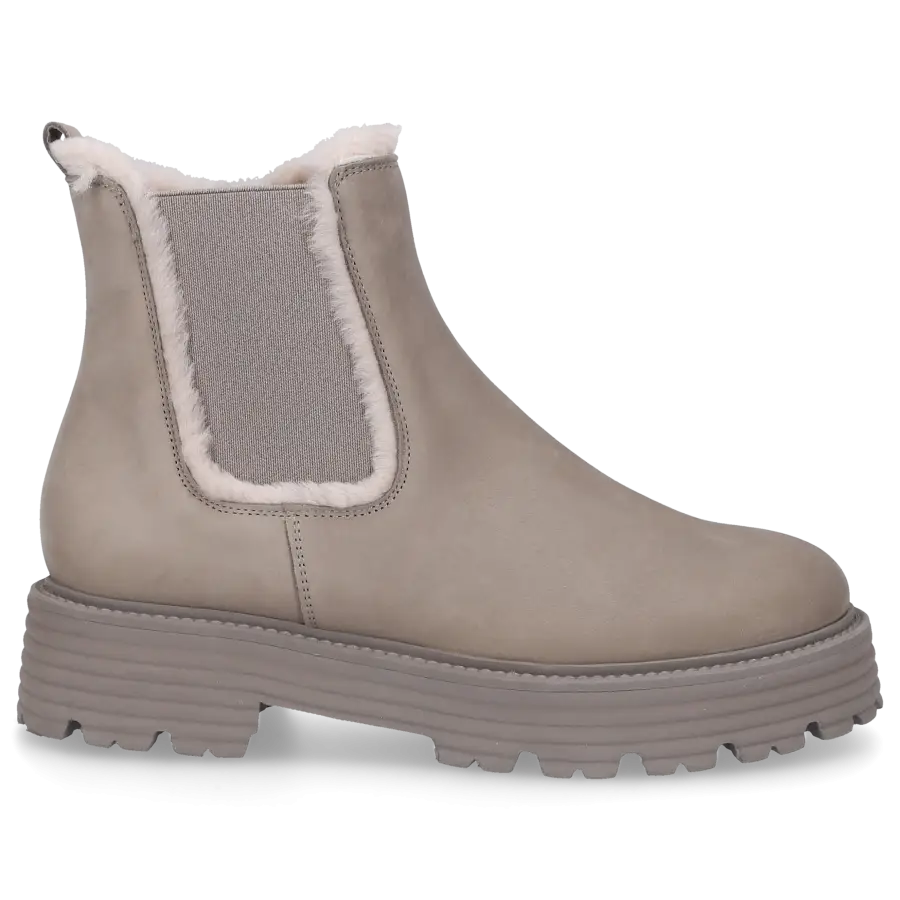 305 SOBE - Chelsea Boots KAMPEN gefüttert - grau