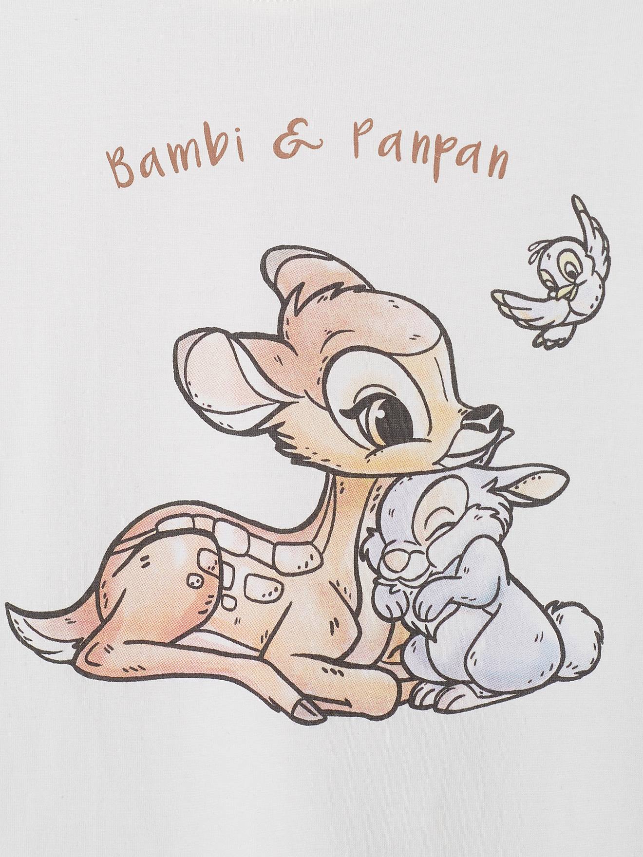 Pyjama fille DS® Bambi beige et marron
