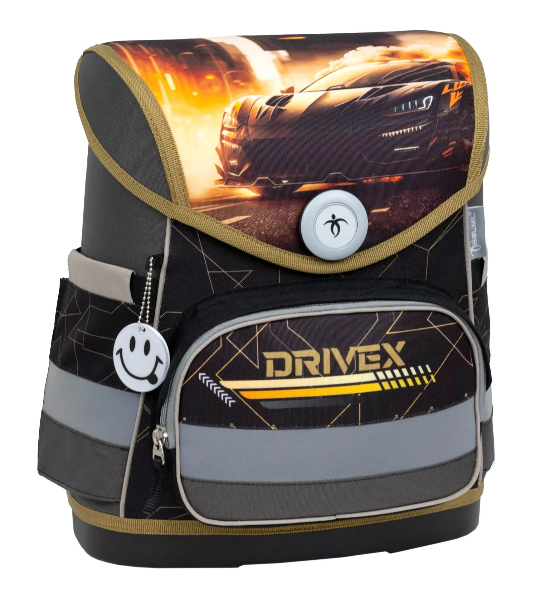 Belmil Compact Schulranzen Set 4-teilig mit Brustgurt - Drivex