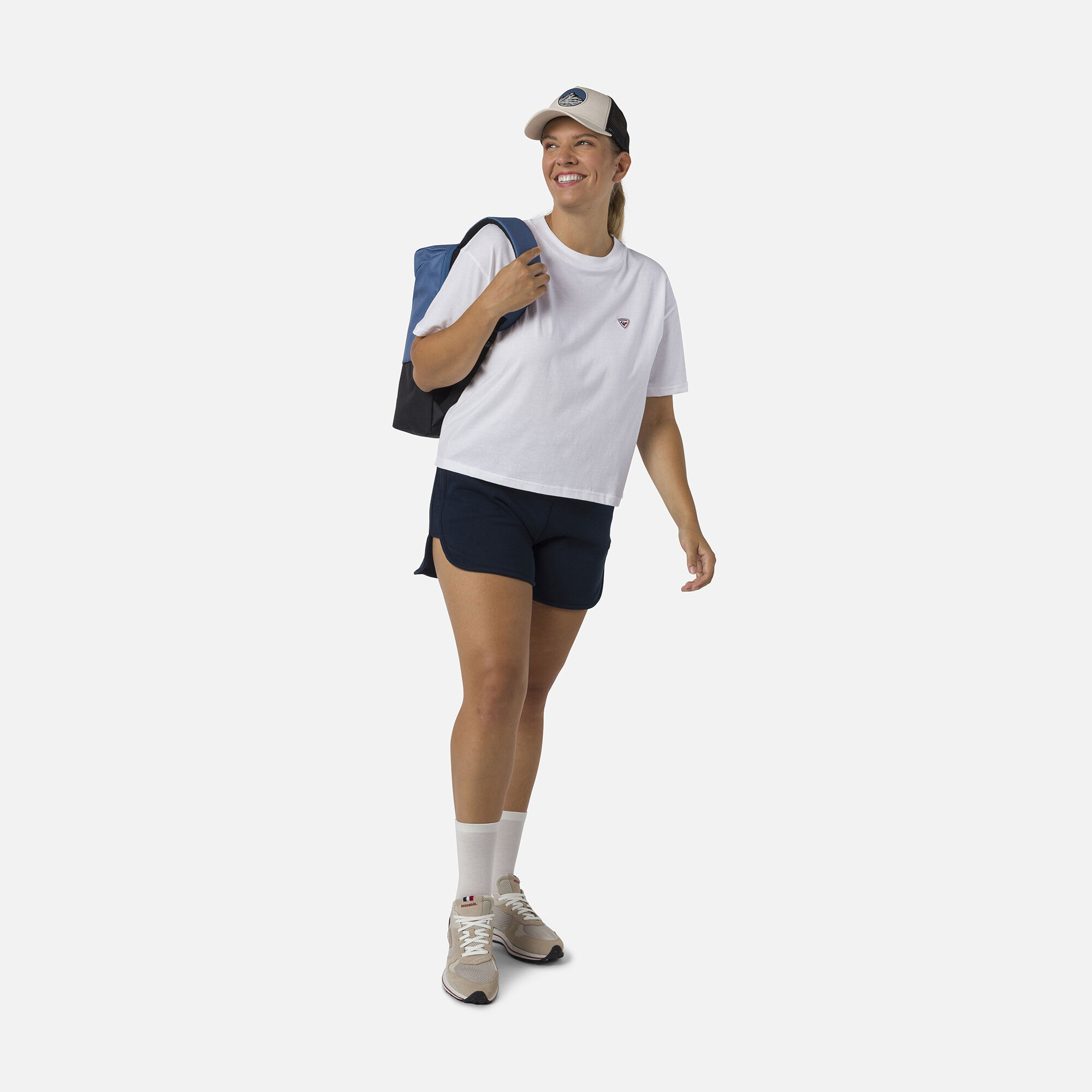 Short confortable en coton femme