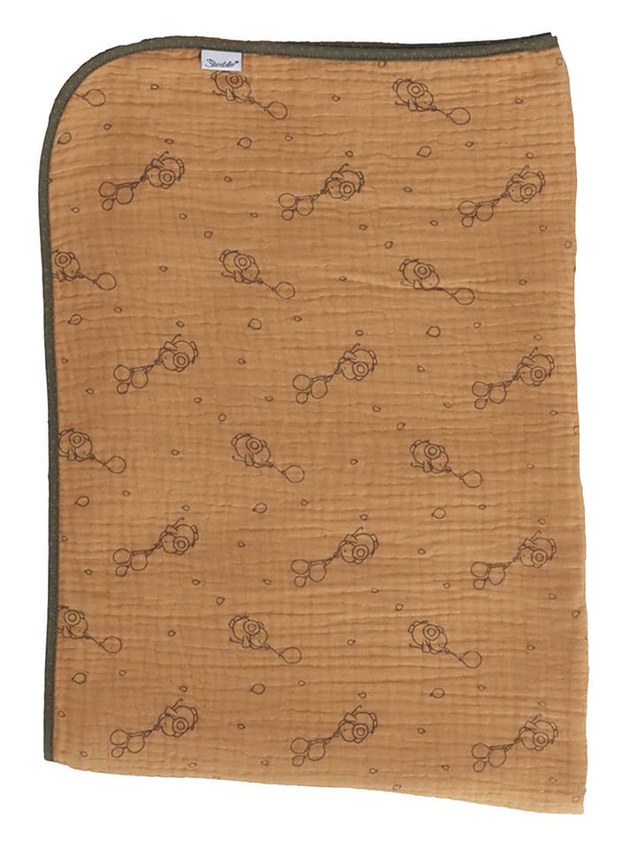 Sterntaler® Musselin-Decke in Hellbraun - (L)120 x (B)120 cm günstig kaufen onesize