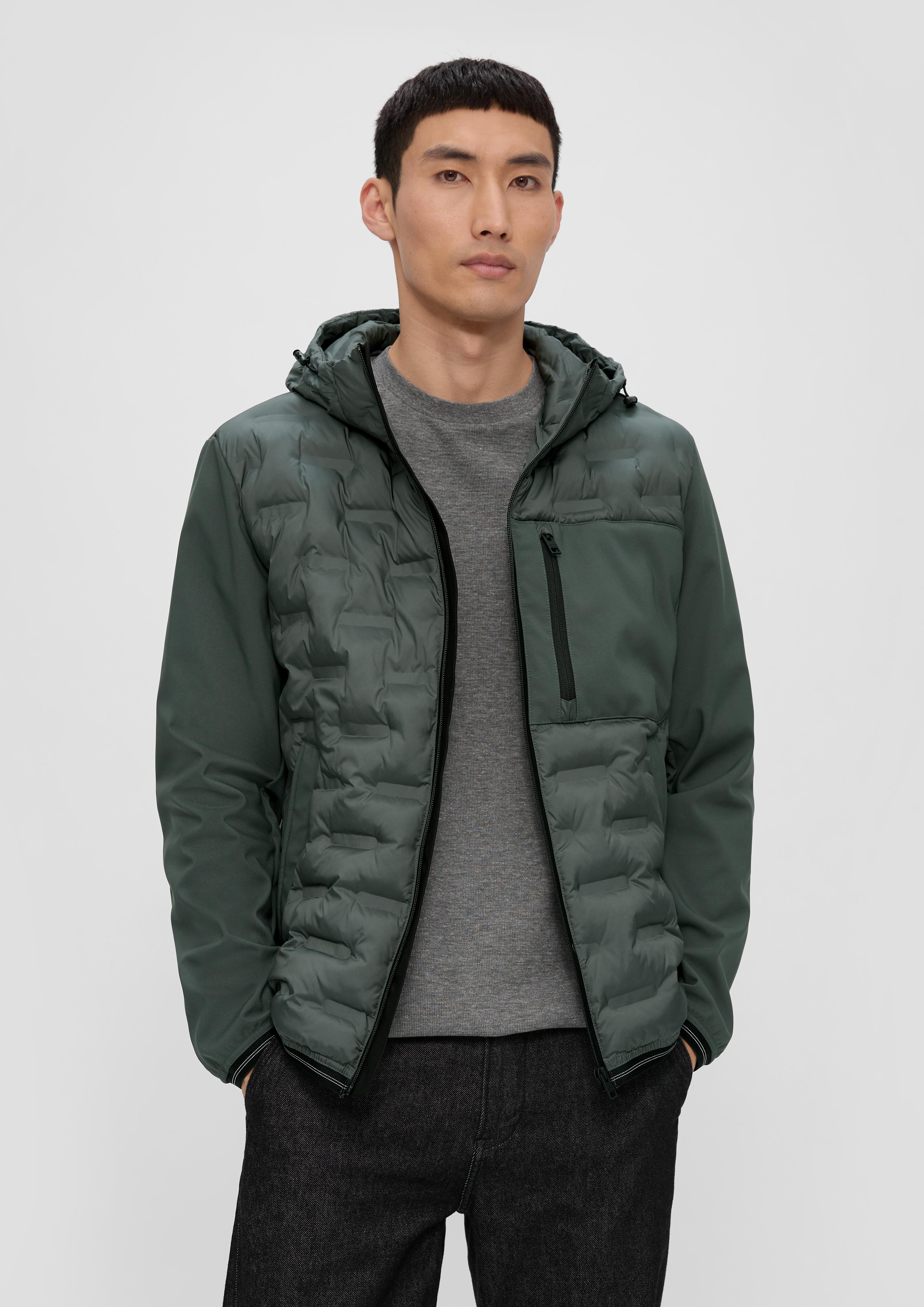 Softshelljacke im Fabricmix  2131771-7909