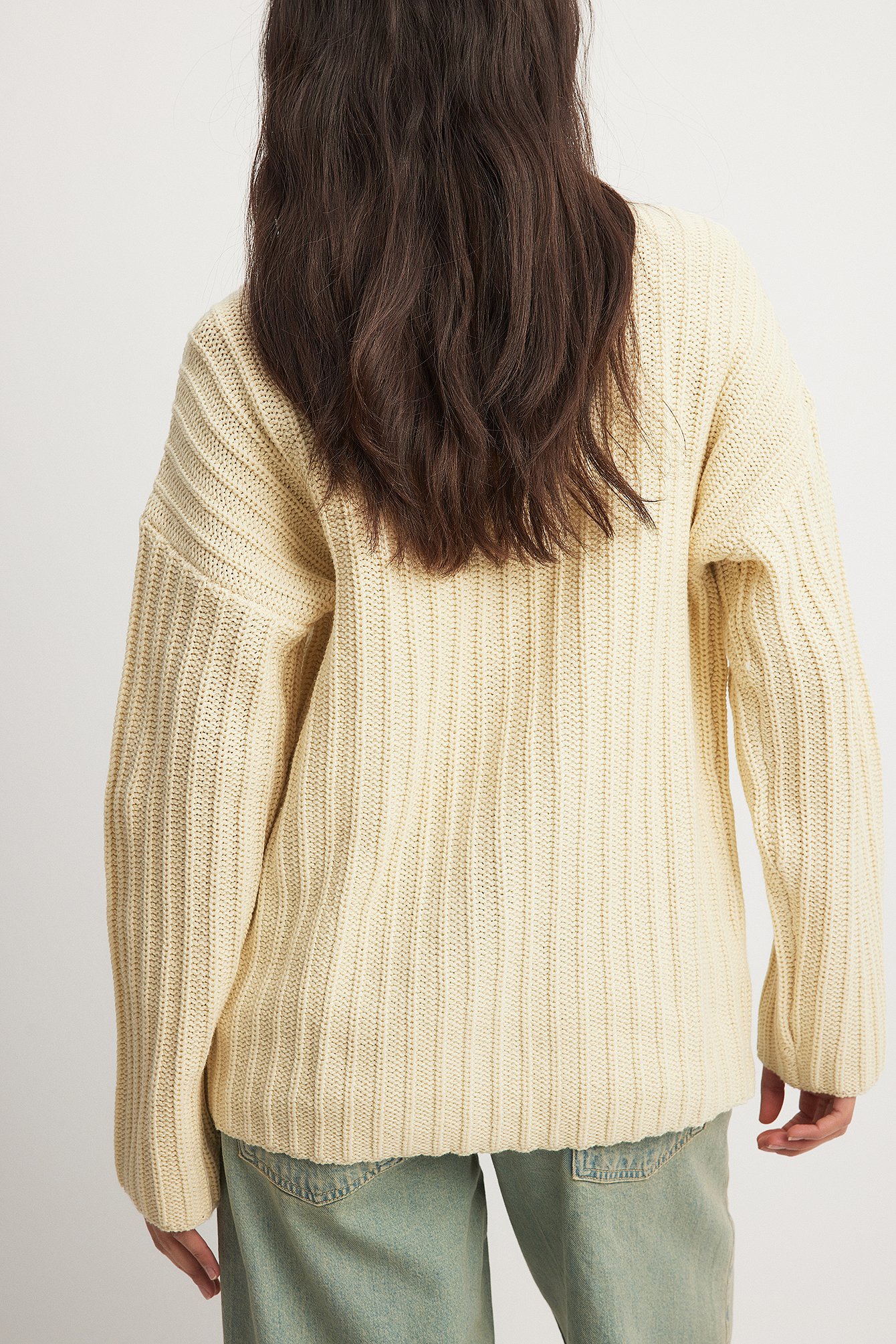 Strickcardigan mit V-Ausschnitt