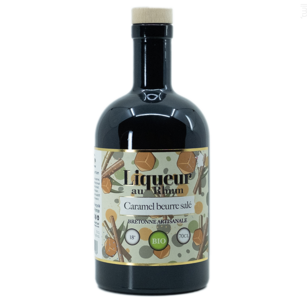 Liqueur au rhum Caramel beurre salé bio 18° 70cL Distillerie Breizh'cool