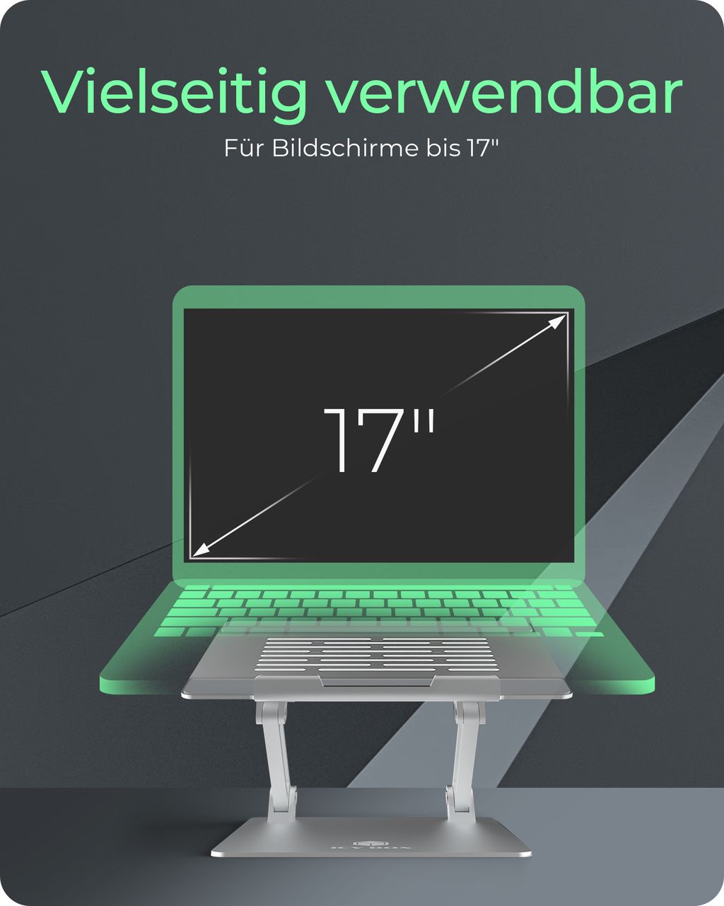 ICY BOX IB-NH300, Halterung für Notebooks bis 17