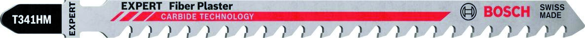 Bosch Blue Zubehör 2608900564 Expert „Faserputz“ T 341 HM Stichsägeblatt 3-teilig